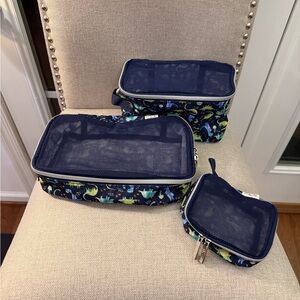 Itzy Ritzy “Pack Like A Boss” Raining Dinos Diaper Bag Packing Cubes - Set of 3